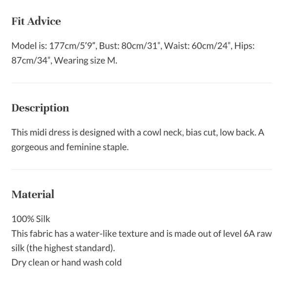 Silk Satin Slip Midi Dress (Light Beige) - NAP Loungewear - Picture 6 of 12